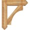 Ekena Millwork Westlake Arts and Crafts Rough Sawn Bracket w/ Offset Brace, Western Red Cedar, 8"W x 30"D x 34"H BKT0806X30X34WTL03RWR - alternate 3